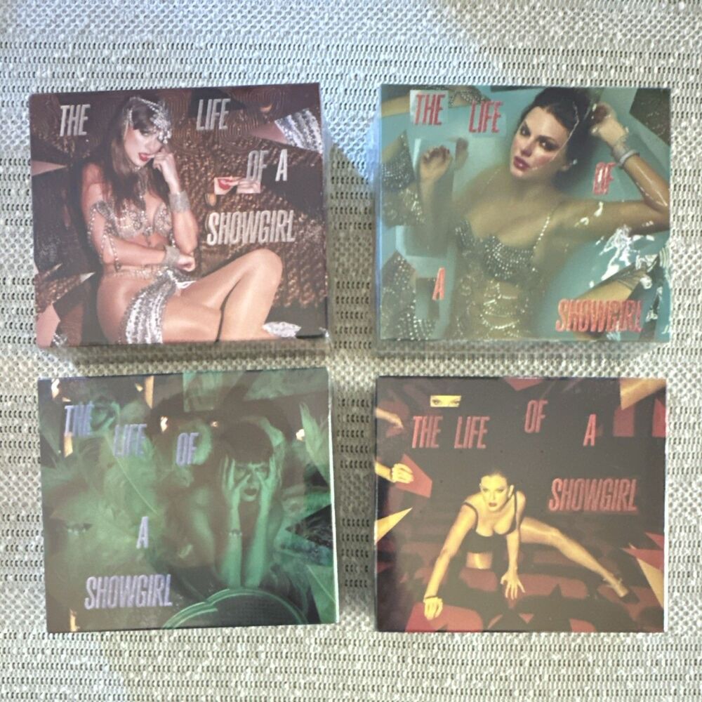 Taylor Swift Life of a Showgirl Deluxe CD Box Set All 4 SEALED Limited